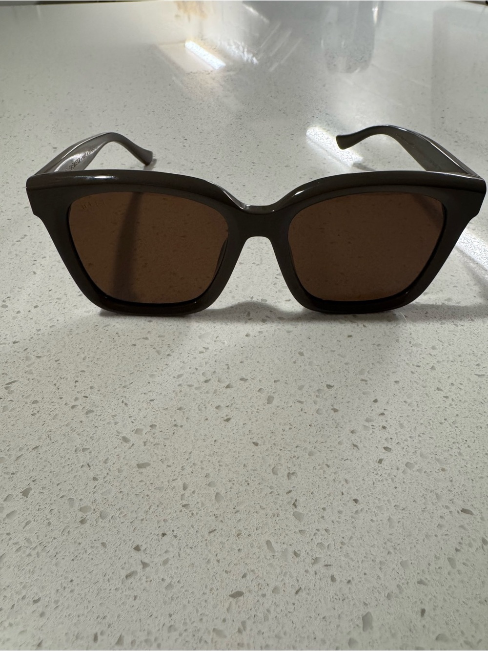 Diff Eyewear Women’s Sunglasses - Brown Frame, Brown Lenses